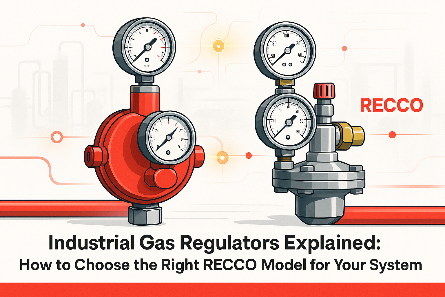 Industrial Gas Regulator Pakistan – RECCO Models and Buyer’s Guide by Indus 3